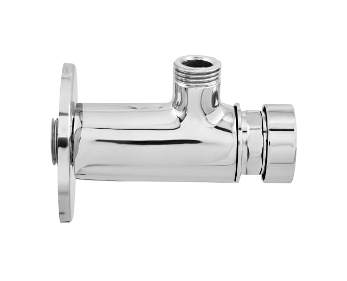 Flush Cock Pressmatic (Self Closing) With Wall Flange | Chrome Finish — image 3