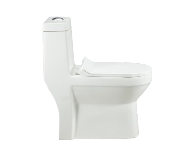 Capstan Mini One Piece Toilet | With Slim Soft Close Seat Cover | P Trap — image 3