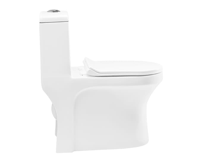 Cimba Rimless One Piece Toilet | With Slim Soft Close Seat Cover | S Trap 300 mm — image 4