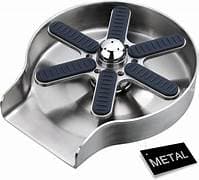 Eviere Glass Rinser (Brushed Silver) | Finish: Brushed Silver | Suitable for kitchen sink / workstation sink usage — image 1