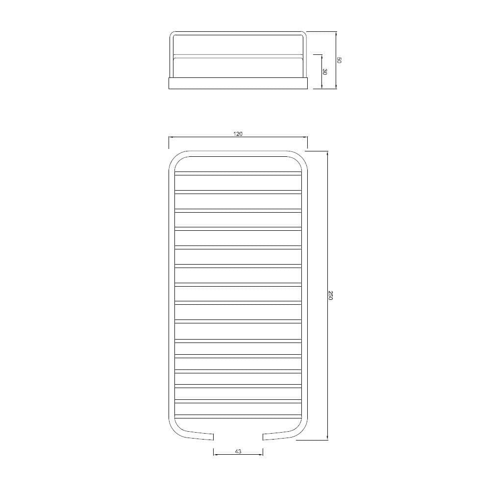 Bathroom Shower Basket | Chrome Finish | Material: Stainless Steel — image 2
