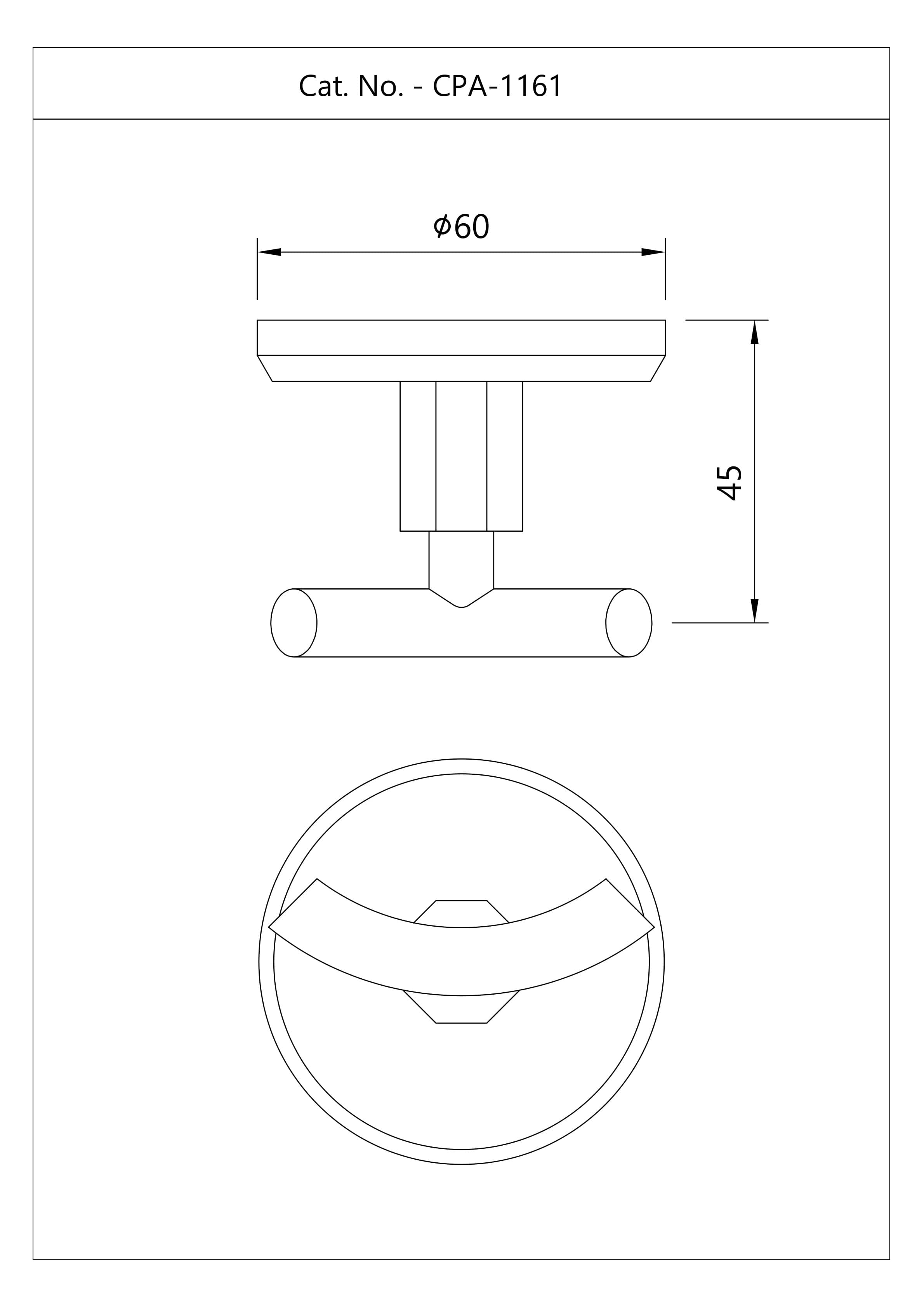 Double Robe Hook | Chrome Finish | Material: Stainless Steel — image 2