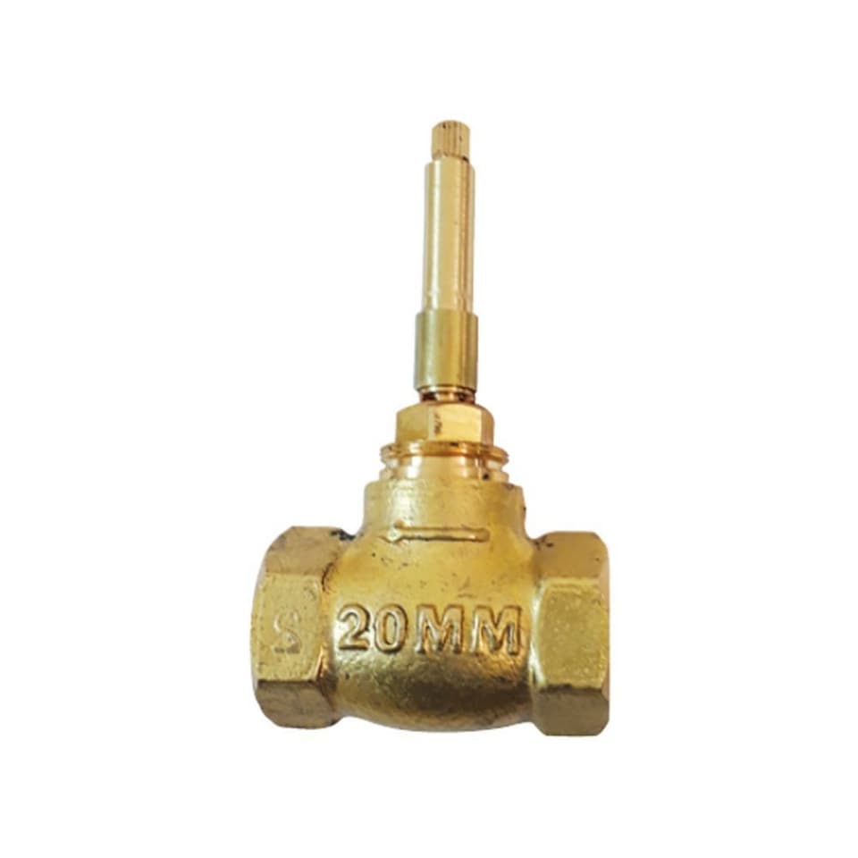 Concealed stop cock regular body suitable for 20mm Pipe Line with spindle extension & Plastic Protection Cap (without Exposed Parts) | Chrome Finish | Material: Brass