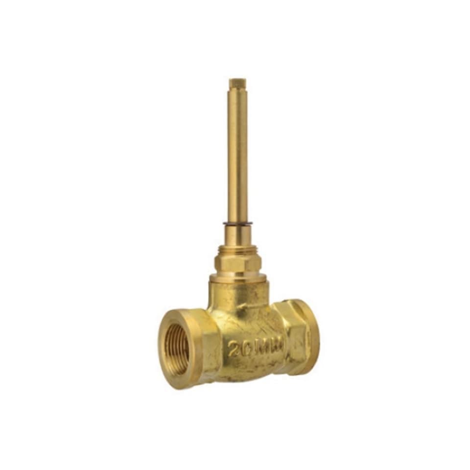 Concealed Part of Stop Cock suitable for 20mm pipe line with plastic Protection cap (without Exposed Parts) | Chrome Finish | Material: Brass