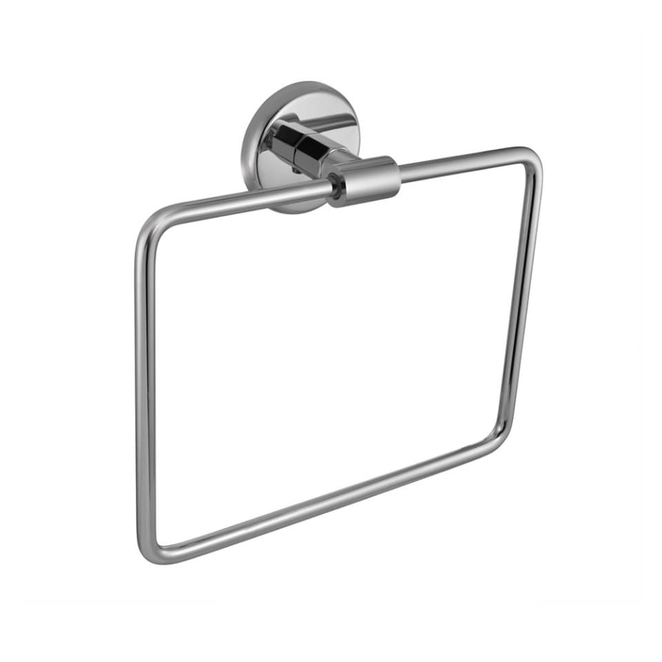 Towel Ring Square | Chrome Finish | Material: Stainless Steel