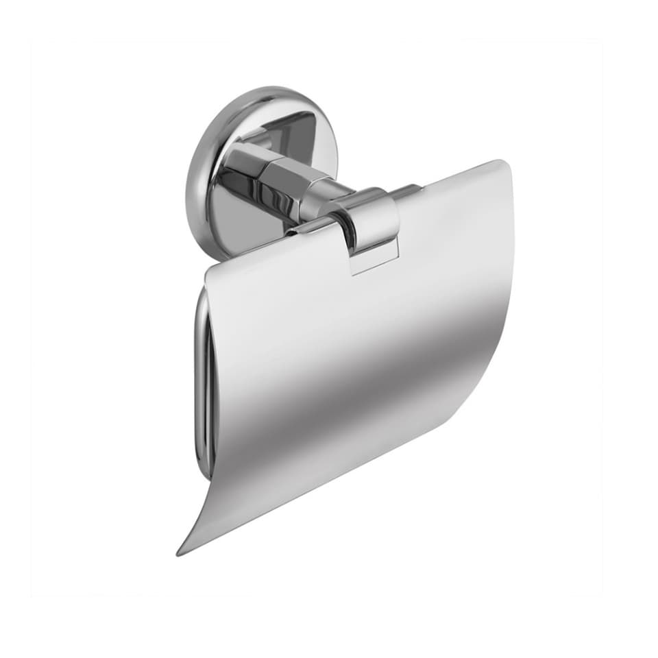 Toilet Paper Holder with Flap | Chrome Finish | Material: Stainless Steel