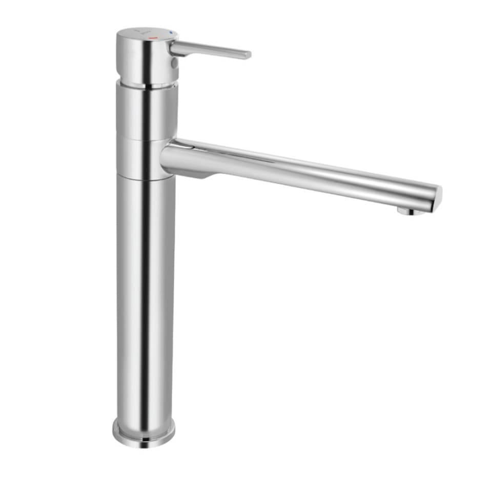 Florentine Prime Mixer (Hot & Cold Water) | Chrome Finish | Material: Brass | With 450mm Braided Connection Pipe — image 1
