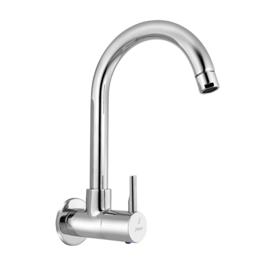 Florentine Prime Cock ( Cold Water Only) with Swinging Spout | Chrome Finish | Material: Brass