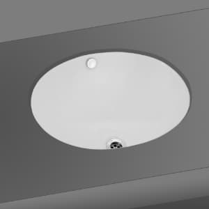 Florentine Under Counter Basin with Fixing Accessories | Size: 560 x 430 x 195mm | Oval Shape