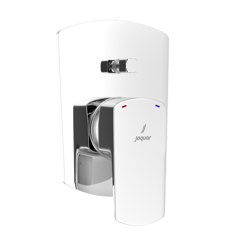 Kubix Prime Exposed Parts Kit of Single Lever Hi-Flow Diverter | Chrome Finish | Compatible with ALD-079 Concealed Body (sold separately) | Material: Brass