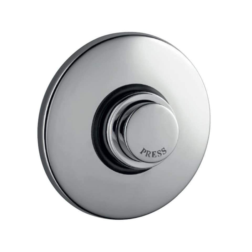 Pressmatic Auto closing Concealed Urinal Flush Valve With Wall Flange | Chrome Finish | Material: Brass
