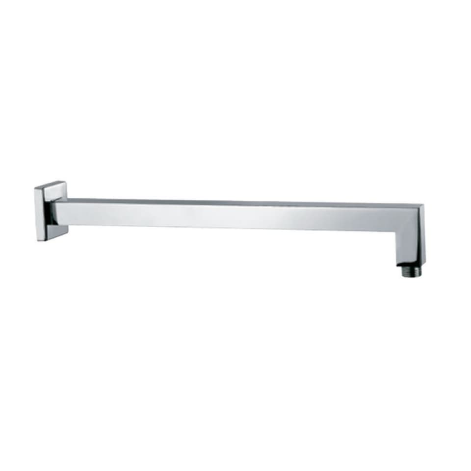 Shower Arm | Chrome Finish | Size: 400mm | With Square Shape for Wall Mounted Showers with Flange — image 1