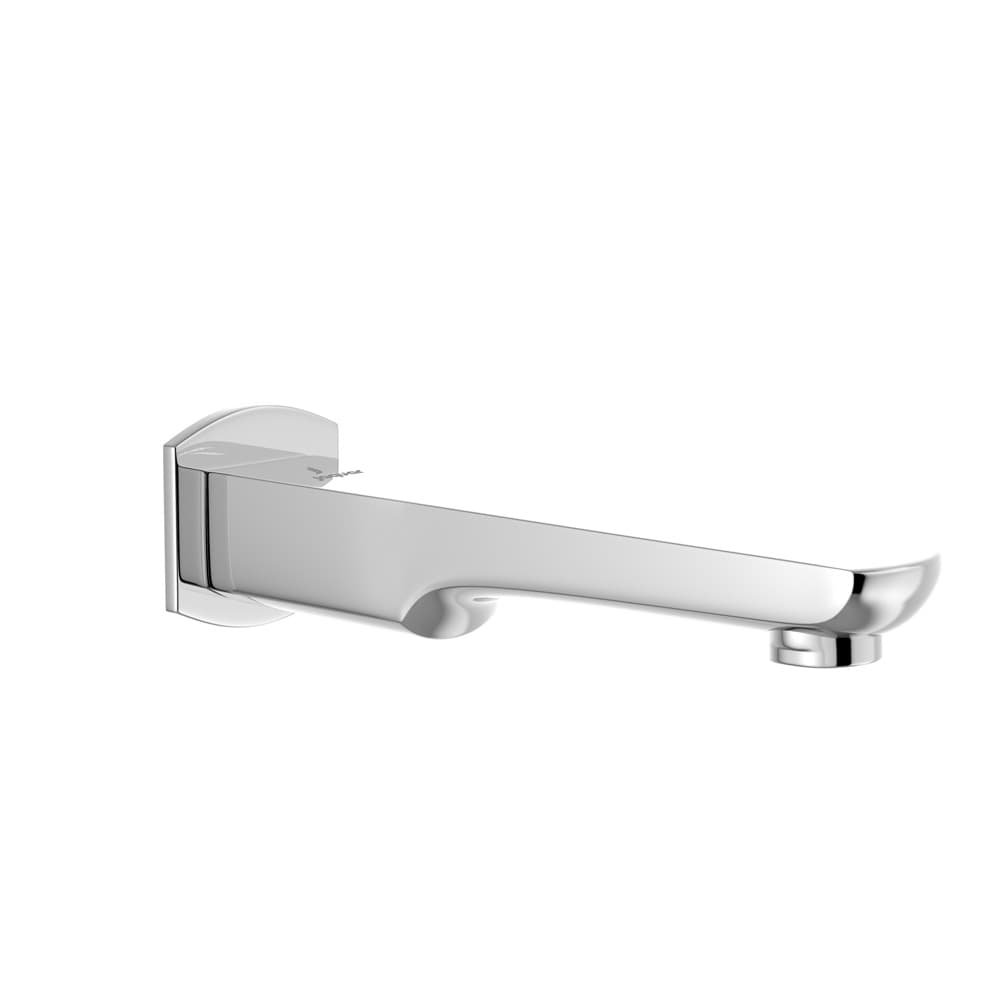 Kubix Prime Bath Spout without Hand Shower Provision with Flange | Chrome Finish | Material: Brass