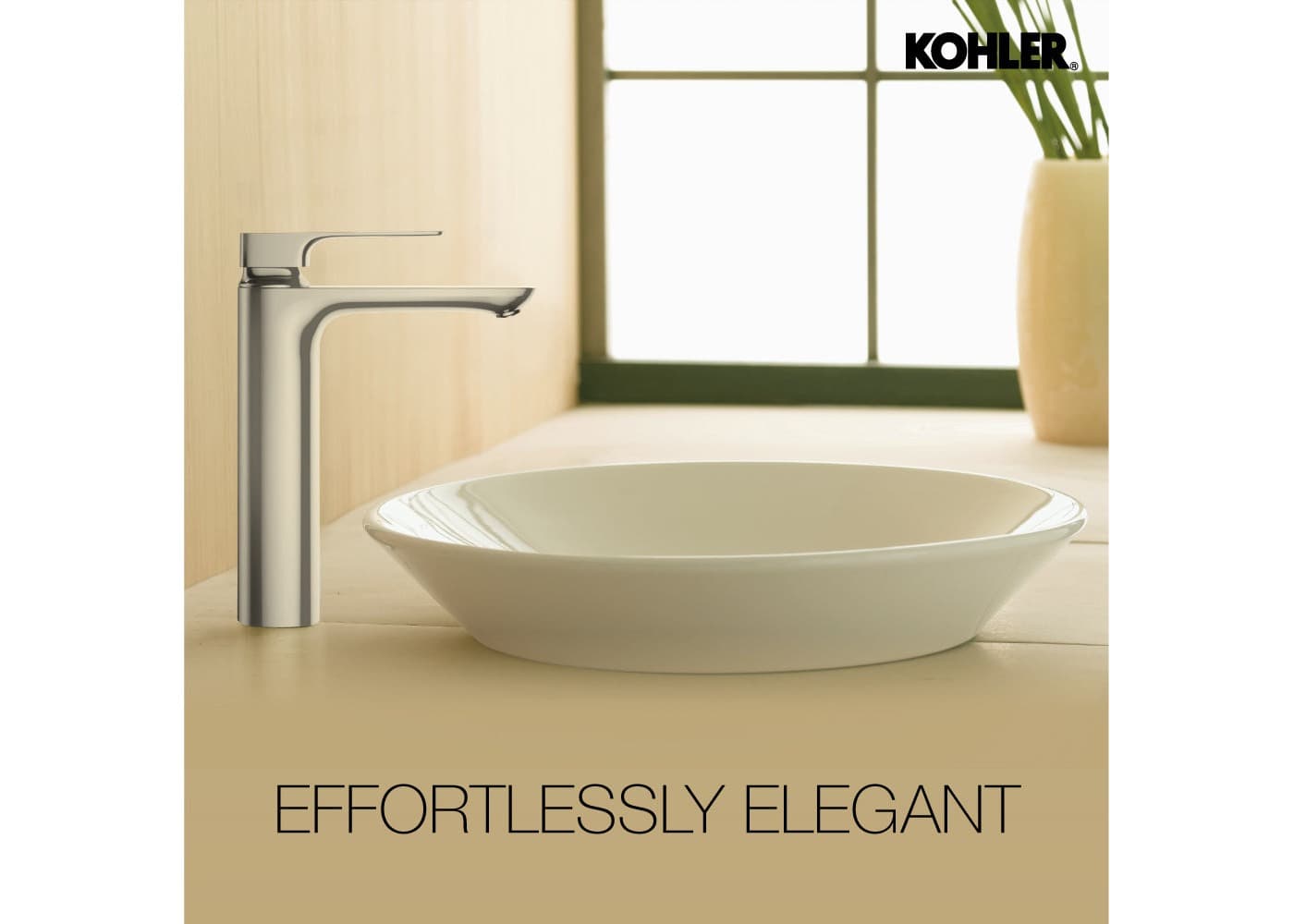 Conical Bell™ 413 mm Round Wash Basin Without Tap Hole | Glazed underside |White Finish — image 3