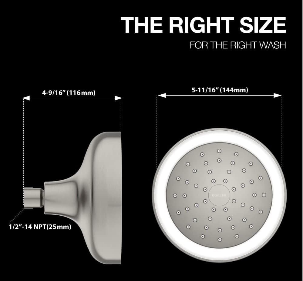 Overhead Shower 144 mm  | Chrome Finish — image 3