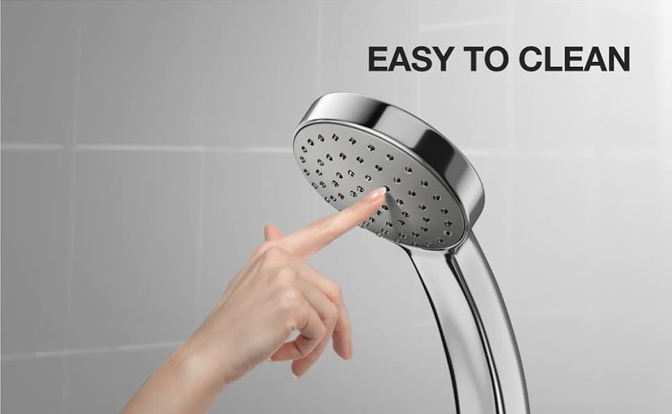 Hand Shower 89 mm Dia With 1 Flow | Compatible With Flexible Hose (K-12067IN-CP) & Bracket (K-9040IN-CP) Sold Separately | Chrome Finish — image 5