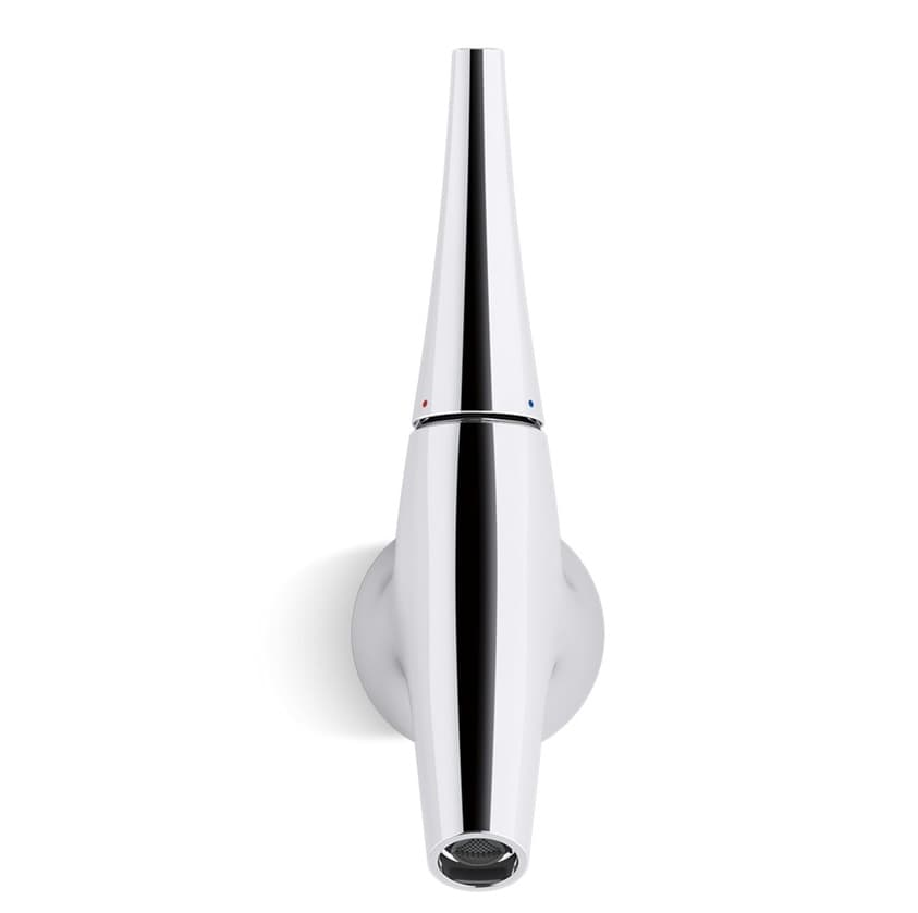 Vive Single Lever Basin Mixer (Hot & Cold Water) | Exposed Part With Concealed Part | Chrome Finish — image 2