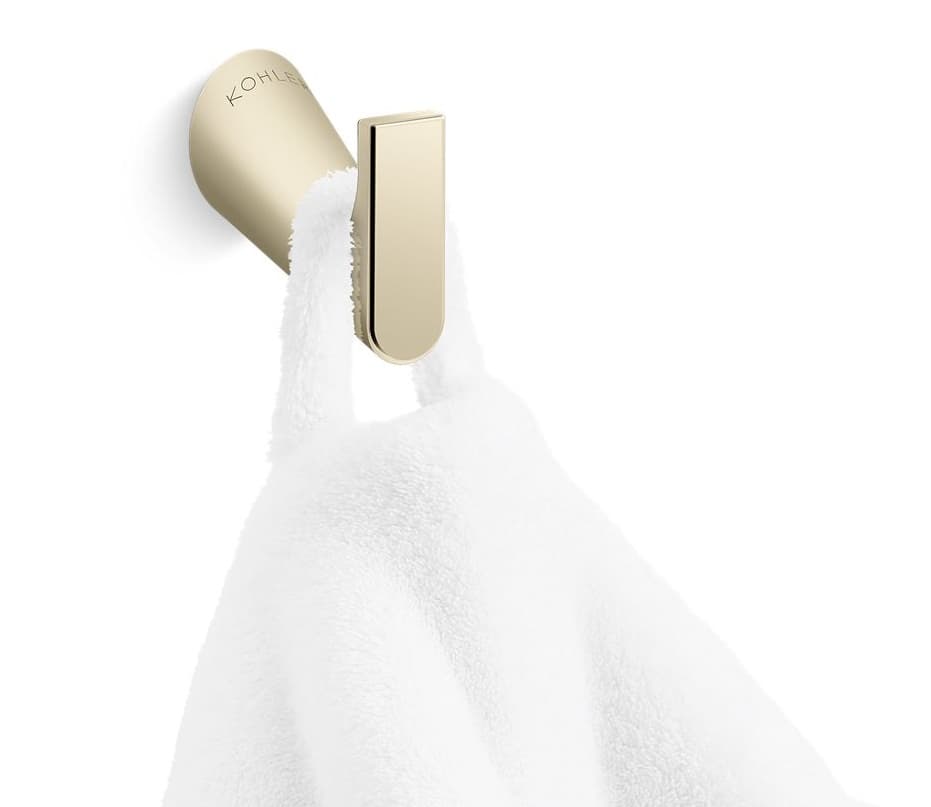 Complementary™ Single Robe Hook | French Gold Finish — image 2