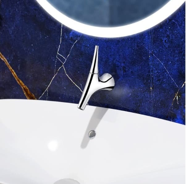 Vive Single Lever Basin Mixer (Hot & Cold Water) | Exposed Part With Concealed Part | Chrome Finish — image 3