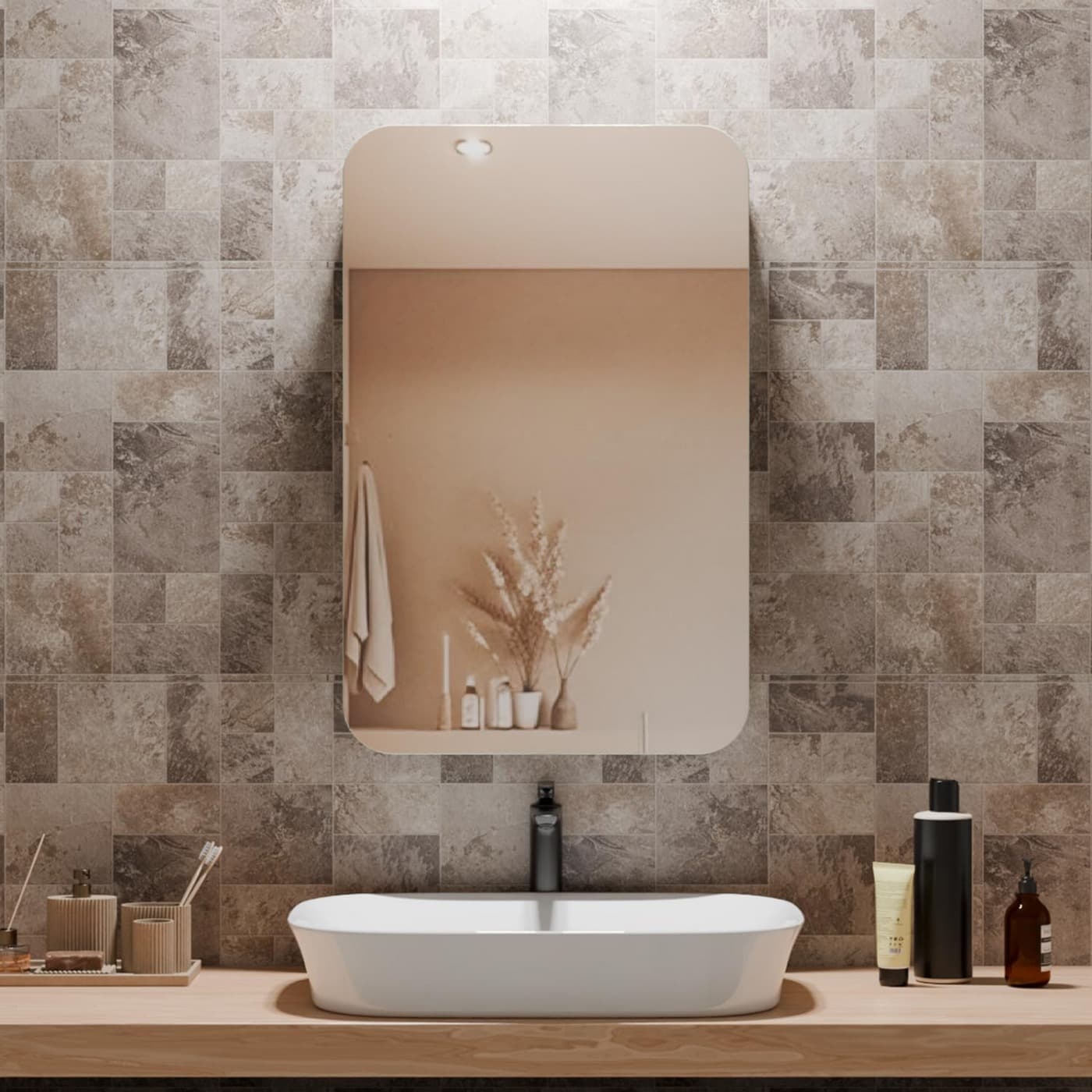 Premium Mirror Cabinet XL 508mm x 787mm | Rectangular Shape — image 3