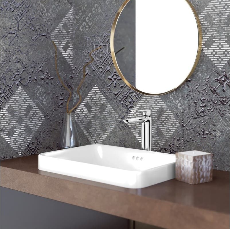 Aleo+ Single Lever Basin Mixer (Hot & Cold Water) | With267 mm Extended Body & 600 mm Braided Connection Pipe | Chrome Finish — image 2