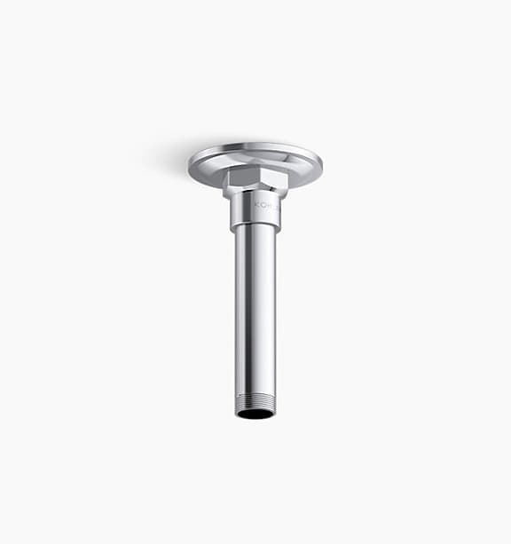 Overhead Shower Arm Round 127 mm  Ceiling Mounted | Chrome Finish — image 1