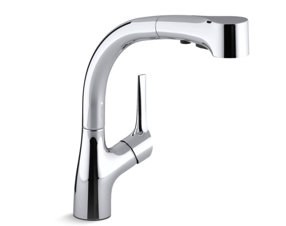 Elate Sink Mixer (Hot & Cold Water)  | Chrome Finish | With  229 mm Long Swivel Spout | For Kitchen use — image 1