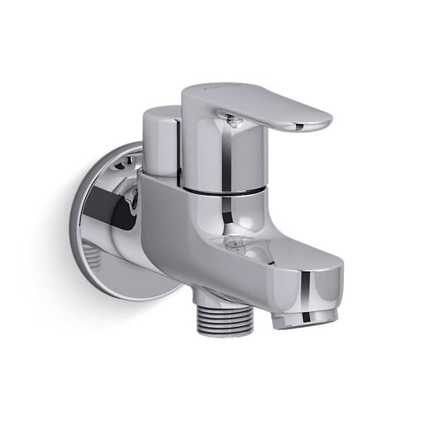 July™ 2-Way Bib Tap With Flange | Chrome Finish — image 1