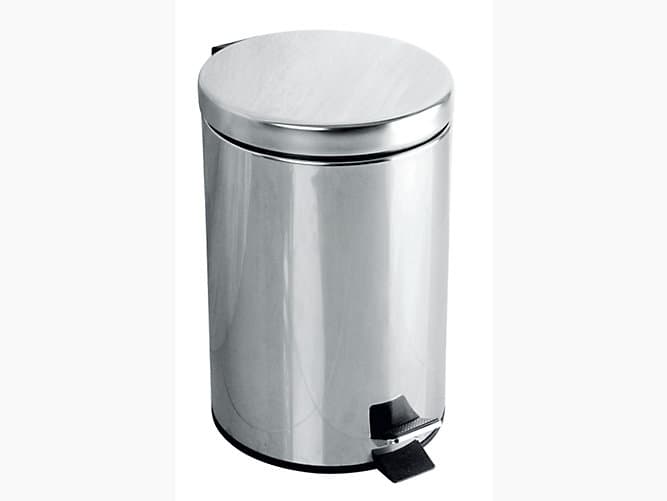 Dust Bin | Step Can In 6L, Stainless Steel | Chrome Finish