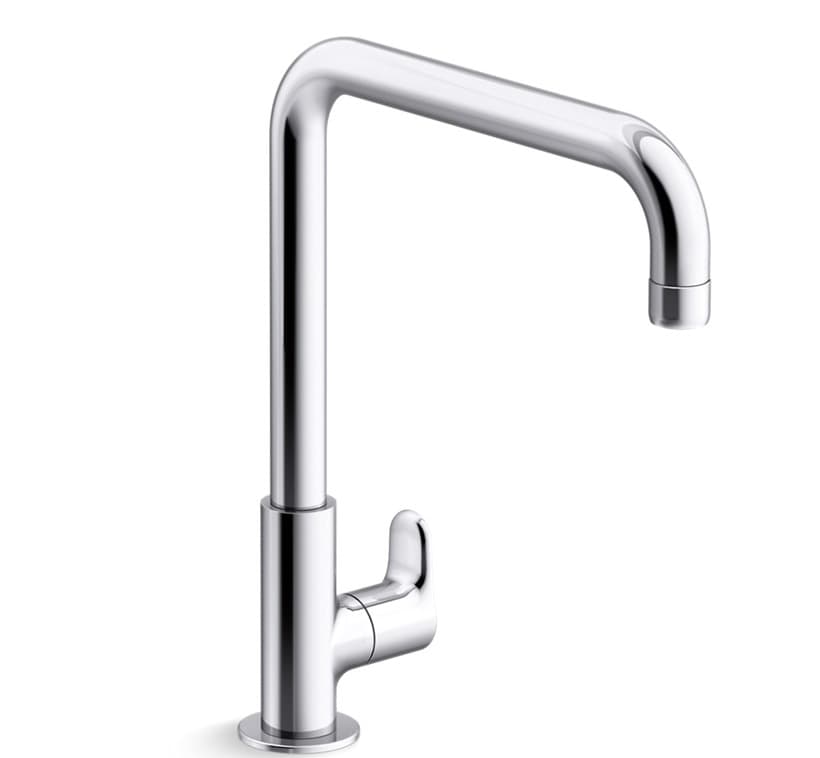July™ Sink Cock (Cold Water Only) With 221 mm Long Swivel Spout | Chrome Finish | For Kitchen Use