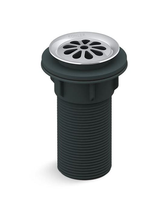 Waste Coupling Long Without Overflow For Wash Basin | Chrome Finish