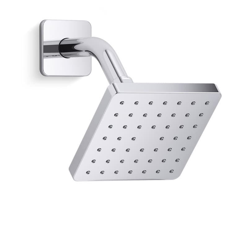Overhead Shower Square 127 mm  | Chrome Finish — image 1