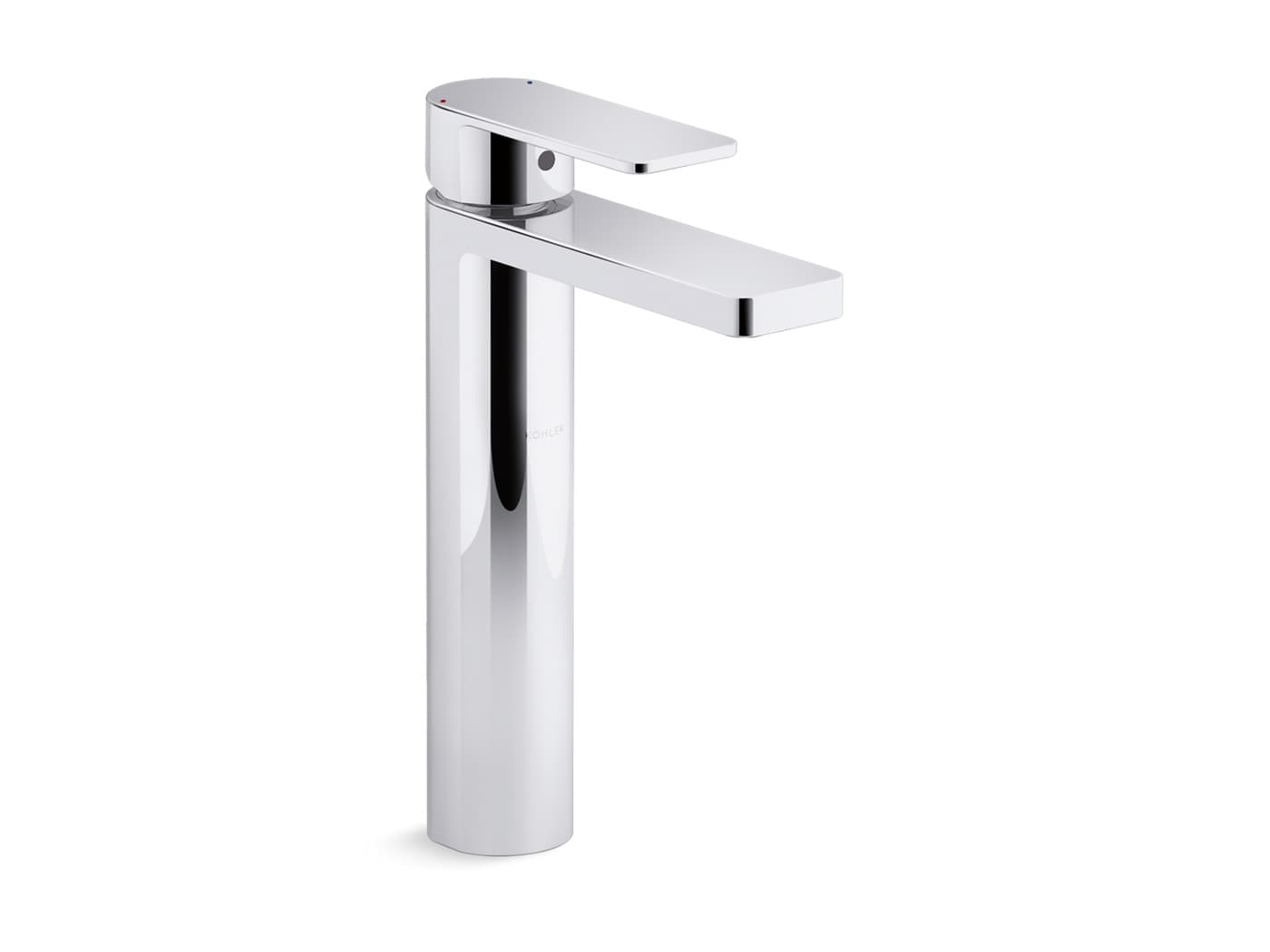 Parallel Single Lever Basin Mixer (Hot & Cold Water) | With 262 mm Extended Body & 600 mm Braided Connection Pipe | Chrome Finish