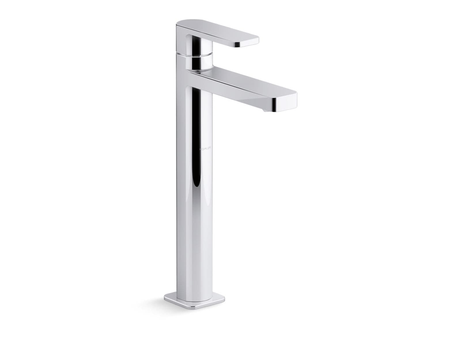 Parallel Pillar Cock (Cold Water Only) With Long Extended Body & Aerator | Chrome Finish