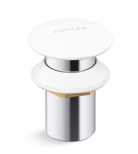 Ceramic Waste Coupling Without Overflow For Wash Basin | White Finish