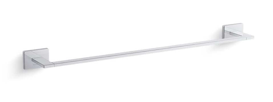 Towel Rod | Square 600 mm | Chrome Finish — image 1