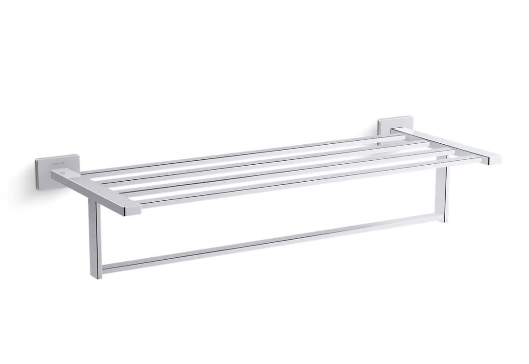 Towel Rack | Square 600 mm | Chrome Finish