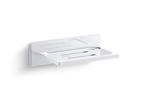 Soap Dish Rectangular | Chrome Finish — image 1
