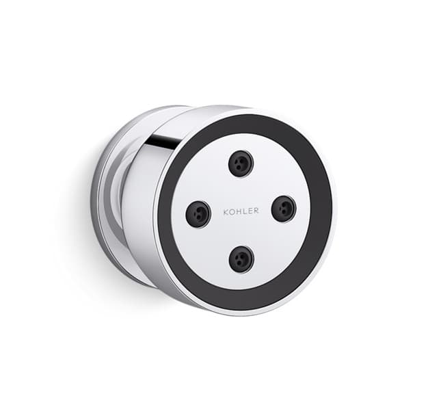 Statement™ Round Body Jet 54 x 70 mm | Deep Massage Spray | Chrome Finish