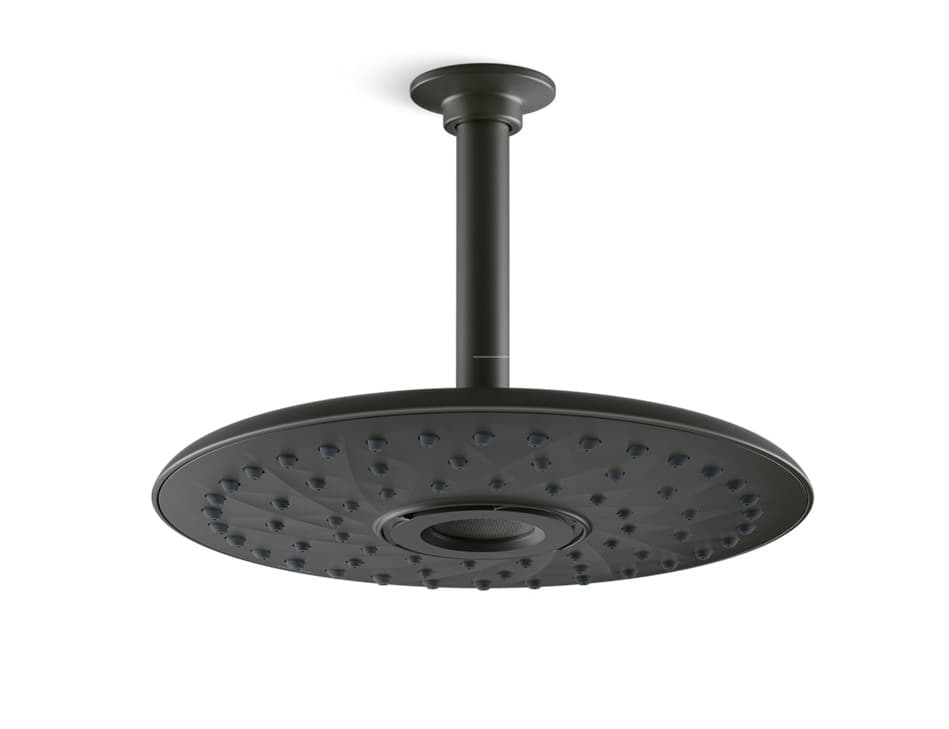 Overhead Rain Shower Round 254 mm | Matt Black Finish