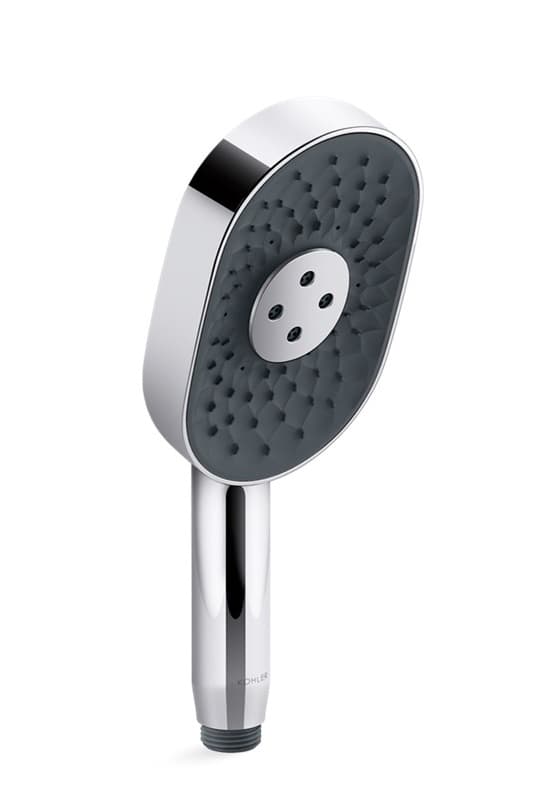 Hand Shower With 3 Flow | Compatible With Flexible Hose (K-12067IN-CP) & Bracket (K-9040IN-CP) Sold Separately | Chrome Finish — image 1