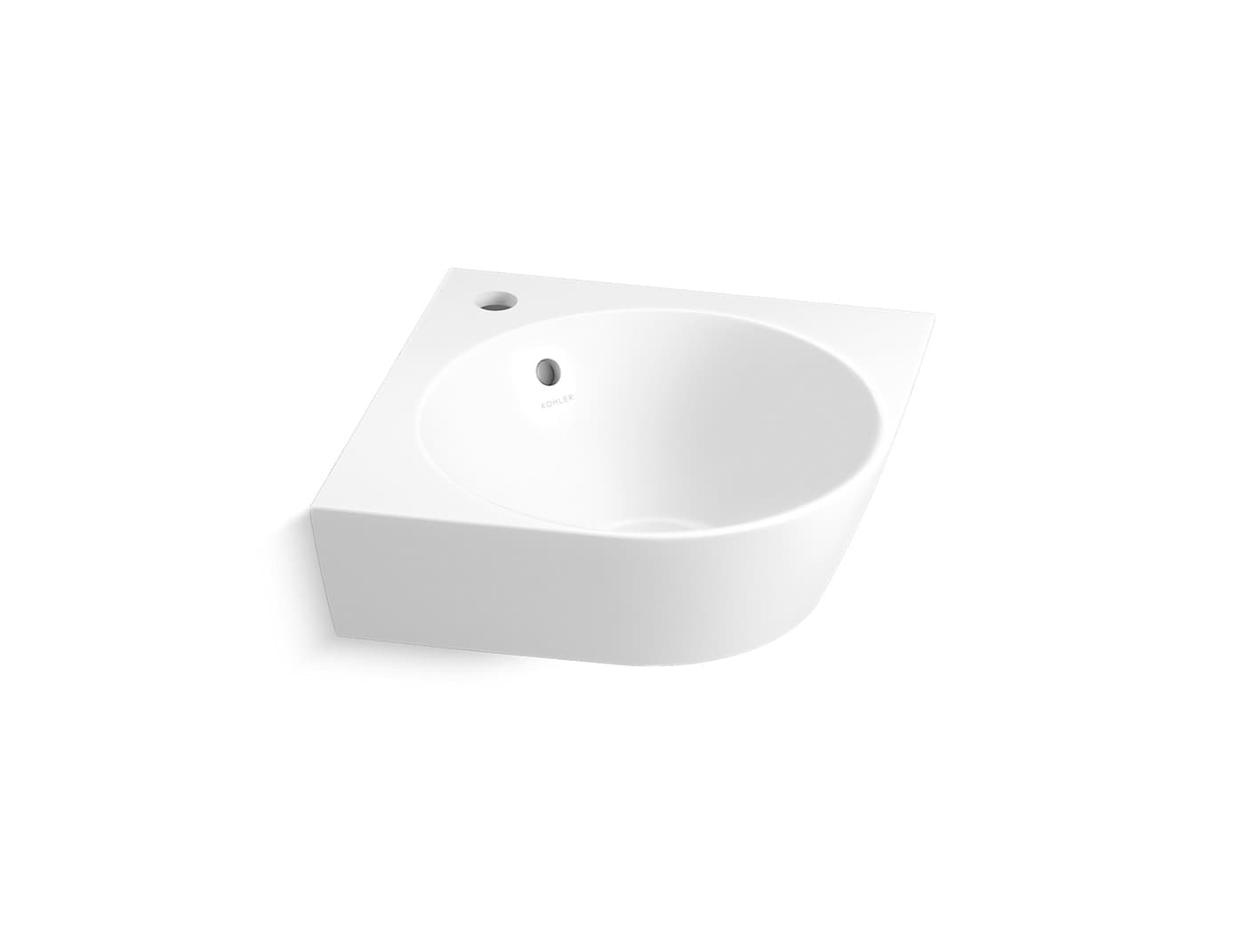 Span™ Wash Basin 570 mm With Tap Hole | White Finish