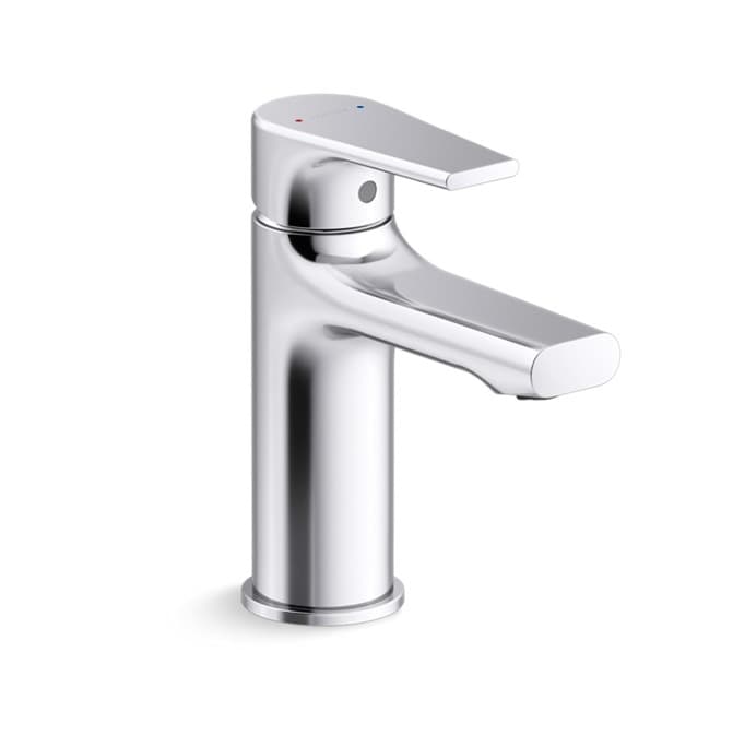 APT Flux Single Lever Basin Mixer (Hot & Cold Water) | With 450 mm Braided Connection Pipe | Chrome Finish