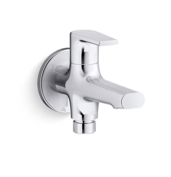 APT™ 2-Way Bib Tap With Flange | Chrome Finish — image 1