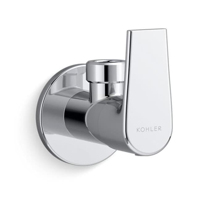 APT™ Angle valve With Flange | Chrome Finish — image 1