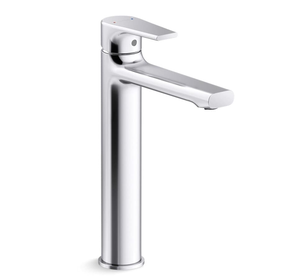 APT Flux Single Lever Basin Mixer (Hot & Cold Water) | With 249 mm Extended Body & 600 mm Braided Connection Pipe | Chrome Finish