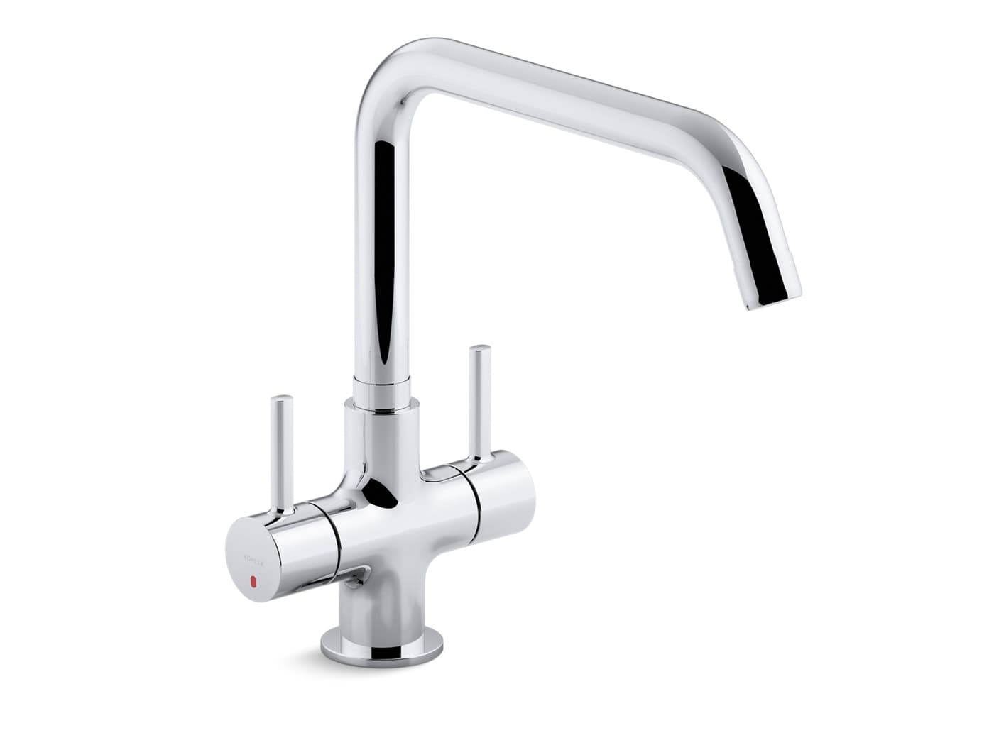Cuff Sink Mixer (Hot & Cold Water) | Chrome Finish  | With 229 mm Long Swivel Spout | For Kitchen use — image 1