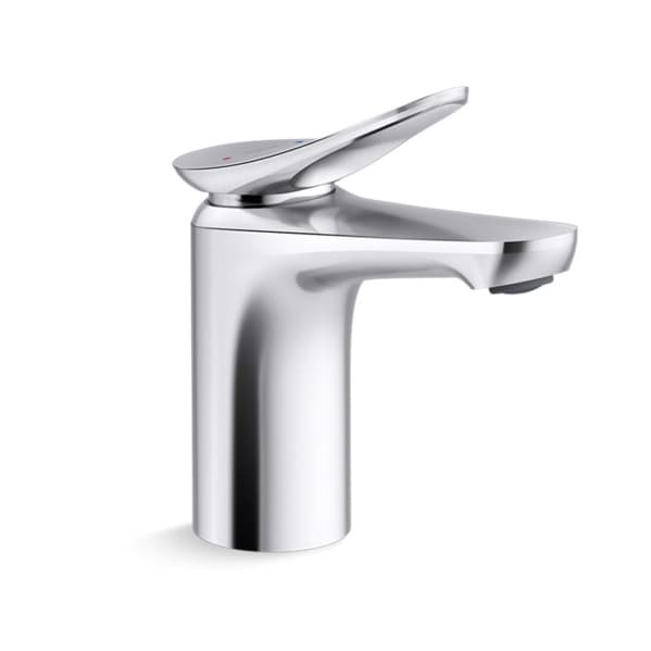 Fluence Single Lever Basin Mixer (Hot & Cold Water) | With 450 mm Braided Connection Pipe | Chrome Finish