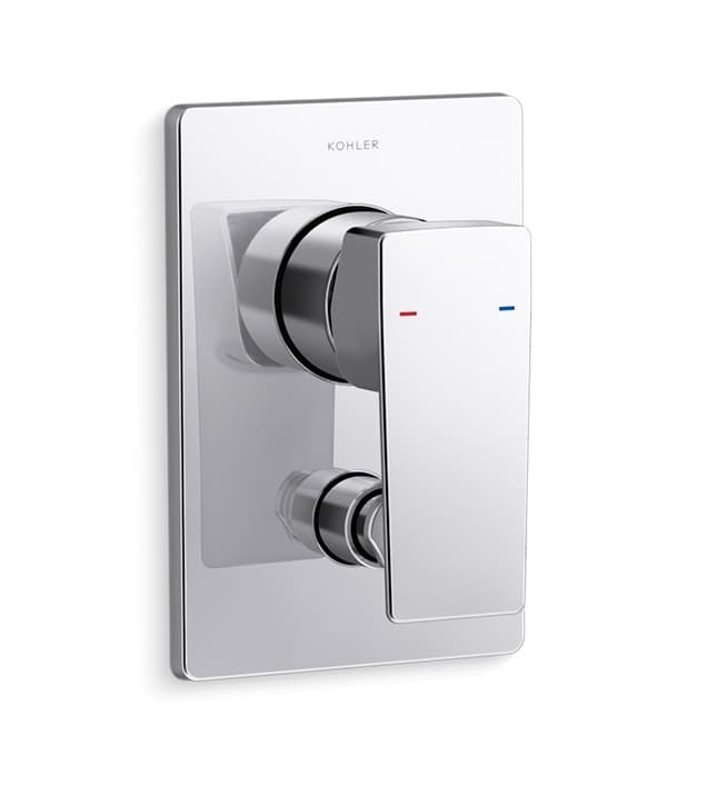Hone Aqua Turbo 235 Exposed Part For High Flow Single Lever Concealed Diverter | Compatible With Concealed Part (K-882IN-NA Sold Separately) | Chrome Finish — image 1