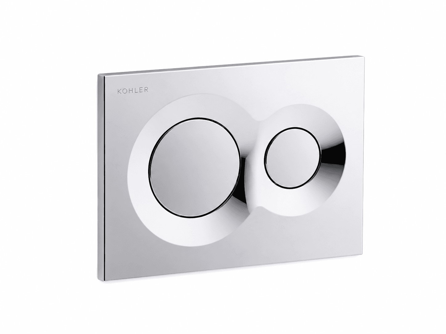 Lynk™ Pneumatic Dual-Flush Faceplate | Chrome Finish